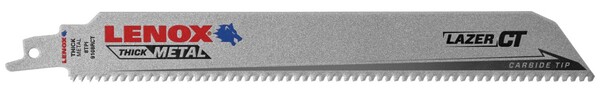 LEN2014220 LENOX, 6108RCT 6 X 1 X 050 X 8 , CARBIDE TIPPED RECIP SAW BLADE