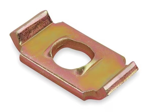 STRSW050Y STRUT WASHERS SADDLE - 1/2" SADDLE WASHERS YELLOW ZINC (GOLD)