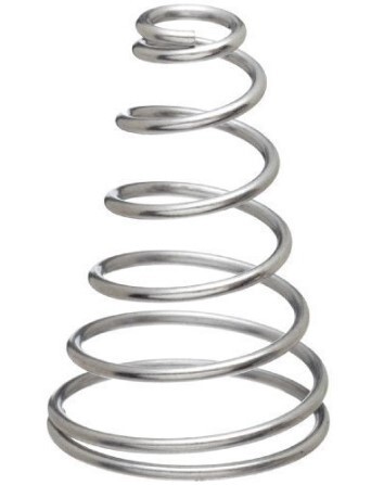 EFSTA-2215 1.250 X 1.375 X 3 X 0.120 TAPERED COMPRESSION SPRING STAINLESS STEEL