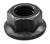 AUV20606 M12-1.75 HEX FLANGE NUT 25MM O.D. 18MM HEX