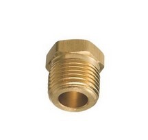 BRASS HEX HEAD PLUG 3/8 PIPE THREAD