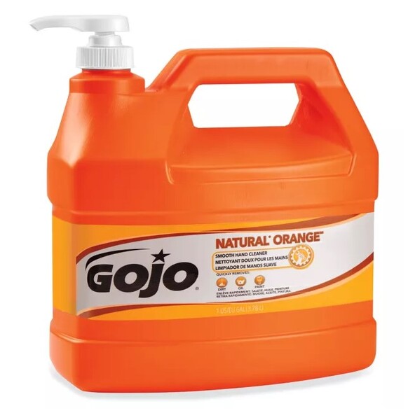 GOJ0945-04 GOJO 1-GAL PUMP NATURAL ORANGE LOTION SMOOTH HAND CLEANER
