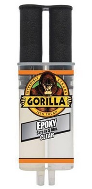GOR4200102 0.85 OZ GORILLA 2 PART EPOXY SYRINGE