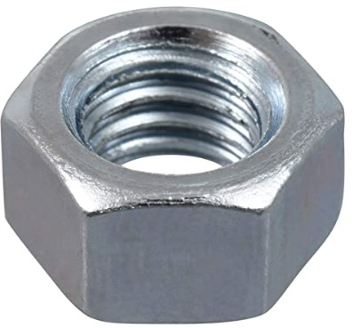 M14 - 2.00 DIN6334-6 METRIC HEX COUPLING NUTS ZINC PLATED