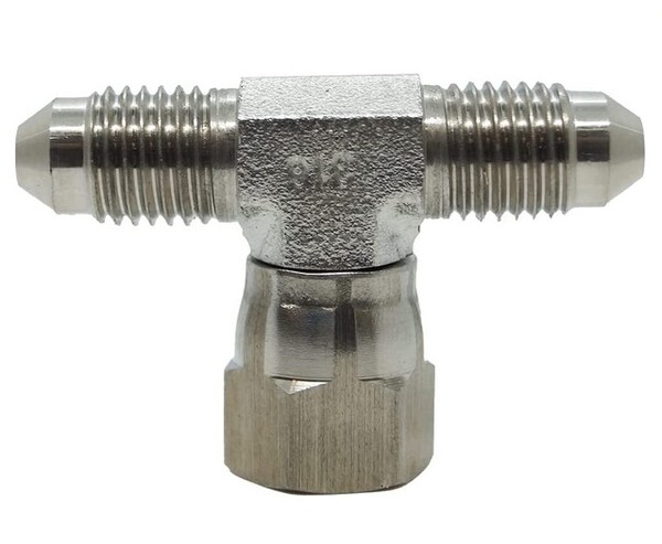 SWIVEL NUT BRANCH TEE JIC 7/8-14