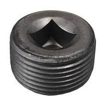 1/8 PIPE PLUGS ALLOY FLUSH-SEAL 7/8 TAPER BLACK OXIDE