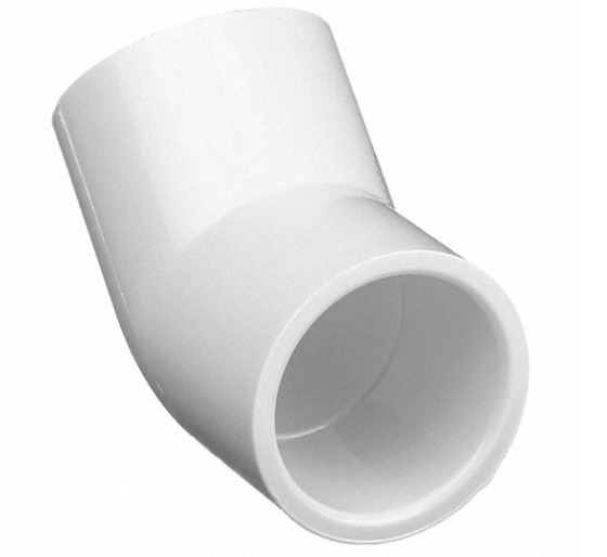 1/2 PVC SLIP 45 ELBOW