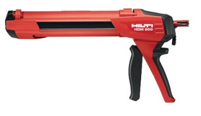 HILTI HDM 500 MANUAL DISPENSER FOR EPOXY W/ BLACK / RED HOLDER