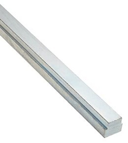 KEYSTEP037X043X1200Z STEP KEYSTOCK 3/8 X 7/16 X 1FT, TYPE 2, ZINC PLATED