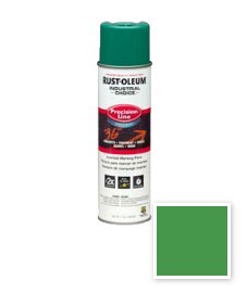 APWA SAFETY GREEN M1800 SYSTEM WATER-BASED PRECISION-LINE INVERTED MARKING PAINT AEROSOL