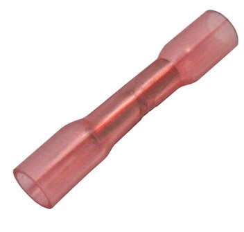 22-16 AWG HEAT SHRINK BUTT SEAMLESS COPPER CONNECTOR W/NYLON SLEEVE  1000 PCS