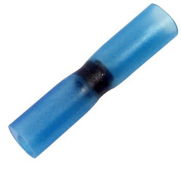 16-14 AWG SOLDER-HEAT SHRINK BUTT FLUXED SOLDER RING W/POLYOLEFIN SLEEVE 25/PK