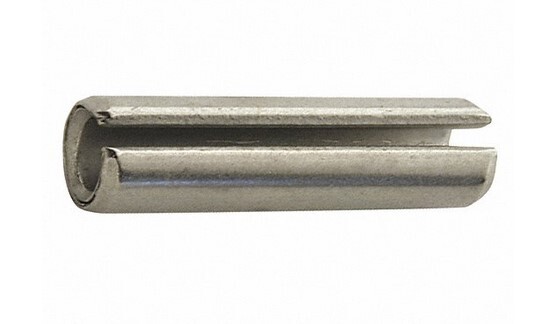 1/8 X 1 SLOTTED SPRING PIN 302 / 304 STAINLESS STEEL