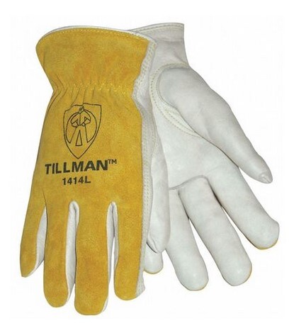 TILLMAN 1414 LEATHER DRIVERS GLOVES, COWHIDE, MEDIUM