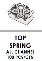 STRUT NUTS - TOP SPRING - 1/4