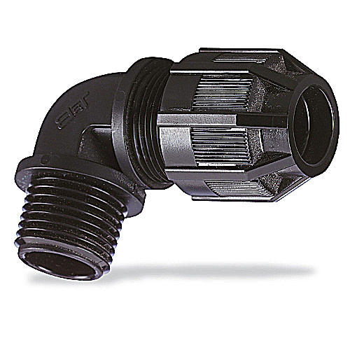 1/2" 90 DEGREE STRAIN RELIEF CONNECTOR