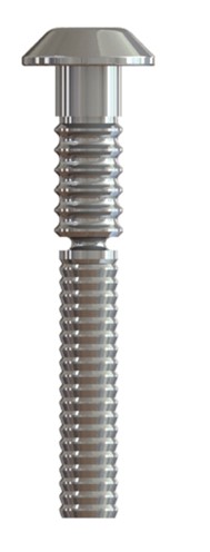 5/16" C6L PIN, ROUND/BUTTON HEAD, CARBON STEEL, ZINC PLATED 0.250-0.500 GRIP RANGE