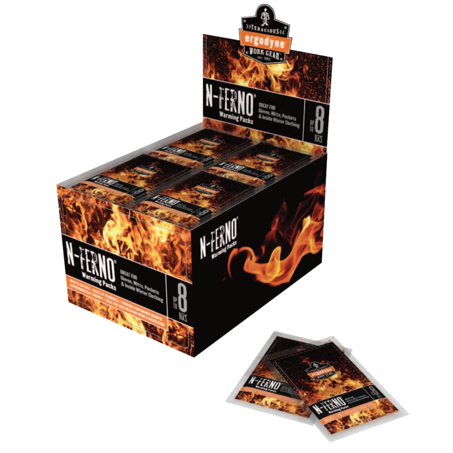 ERGODNYNE N-FERNO 6990 HAND WARMER PACKS - AIR ACTIVATED