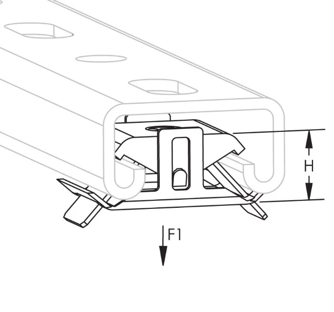 CADSLICK375 NVENT CADDY SLICK NUT, POLYAMIDE, SPRING STEEL, 3/8" - 16