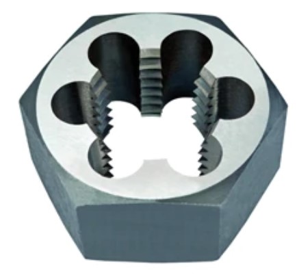 10-1.25MM CARBON STEEL METRIC HEX DIE