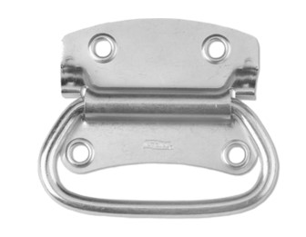 4-1/4" WIDE SURFACE MOUNT CHEST HANDLE - ZINC