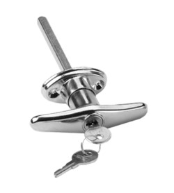 LOCKING RECESSED FOLDING "T" HANDLE WITH 5/16" SQUARE SHAFT