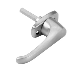 NON-LOCKING "L" HANDLE WITH 5/16" SQUARE SHAFT
