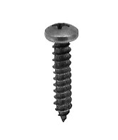 #6 X 1" PHILLIPS PAN HEAD SHEET METAL SCREW BLACK OXIDE - BULK