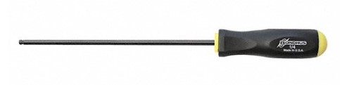 1/4" BALL END SCREWDRIVER LONG - 8.9"