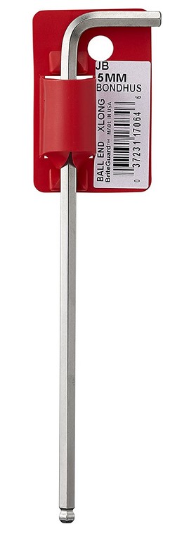 5.0MM BRITEGUARD PLATED BALL END L-WRENCH TAGGED &amp; BARCODED