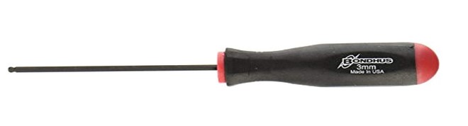 5.0MM BALL END SCREWDRIVER - 4.3" TAGGED &amp; BARCODED