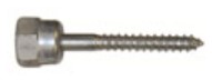 SAMMYS GST 20 3/8" -16 VERTICAL THREADED ROD ANCHOR, 1/4" X 2" WOOD