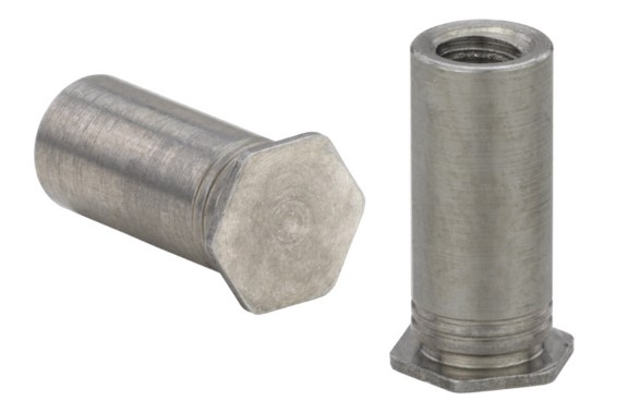 SELF-CLINCHING BLIND THREADED STANDOFF