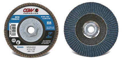 4-1/2" X 5/8-11 T29 Z3 REG 40 GRIT PREMIUM FLAP DISC