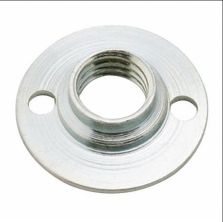 5/8-11 LOCKING PAD NUT; 1 1/2" FLANGE W/ SPANNER HOLES; USED ON 4 1/2 - 9" GRINDERS