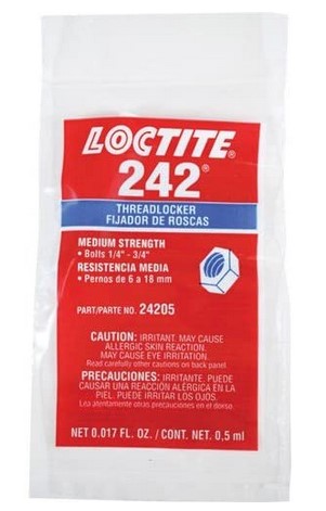 0.5ML THREADLOCKER 242 REMOVABLE STRENGTH