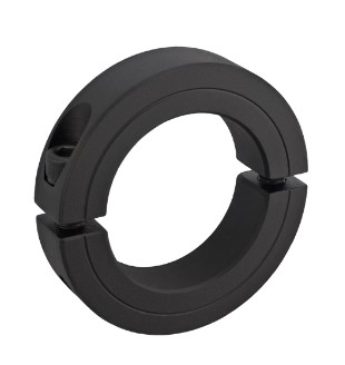5/16" X 11/16 OD X 5/16 WIDE FORCE DOUBLE SPLIT SHAFT COLLARS - STEEL BLACK OXIDE