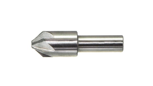 3/8" X 1/4" SHANK X 2" OAL HSS 82 DEG 6FL.COUNTERSINK