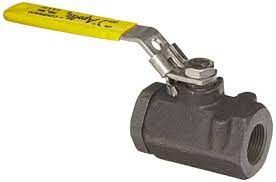 APOLLO BALL VALVE - 1-1/4" CARBON STEEL, 1500PSI CWP, W/LOCKOUT