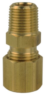 1/2" X 3/8" COMPRESSION X MALE NPT ADAPTER