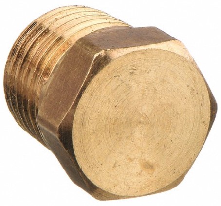 1/8 MIP CORED HEX HD PLUG