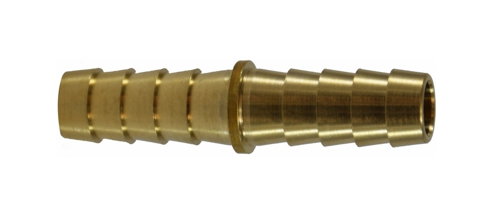 1/4" BRASS HOSE BARB SPLICER