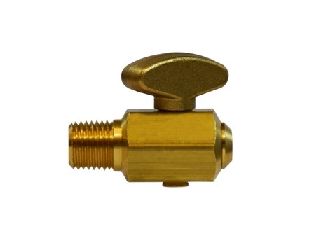 1/4" MIP BRASS DRAIN COCK - 150 PSI