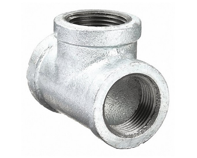 1/2" GALVANIZED MALLEABLE IRON TEE