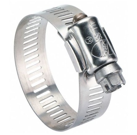 1 1/2 - 3 1/2" STAINLESS WORM GEAR HOSE CLAMP
