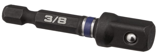 1/4" HEX TO 3/8" M SQUARE X 2"OAL IMPACT SOCKET ADAPTER CD/1