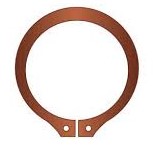 1/8" EXTERNAL SNAP RING BERYLLIUM COPPER