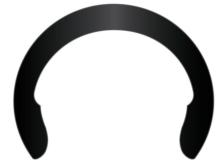 EXTERNAL CRESCENT RING 5/8" PHOSPHATE