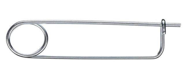 0.120" SAFETY PIN STEEL, ZINC PLATED