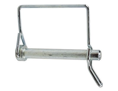 1/4" X 2-1/2" GRIP LG. SINGLE WIRE TAB-LOCK PIN, SQUARE BAIL ZP